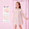PawinPaw Girls' Cartoon Bear Mesh A-Line Dress