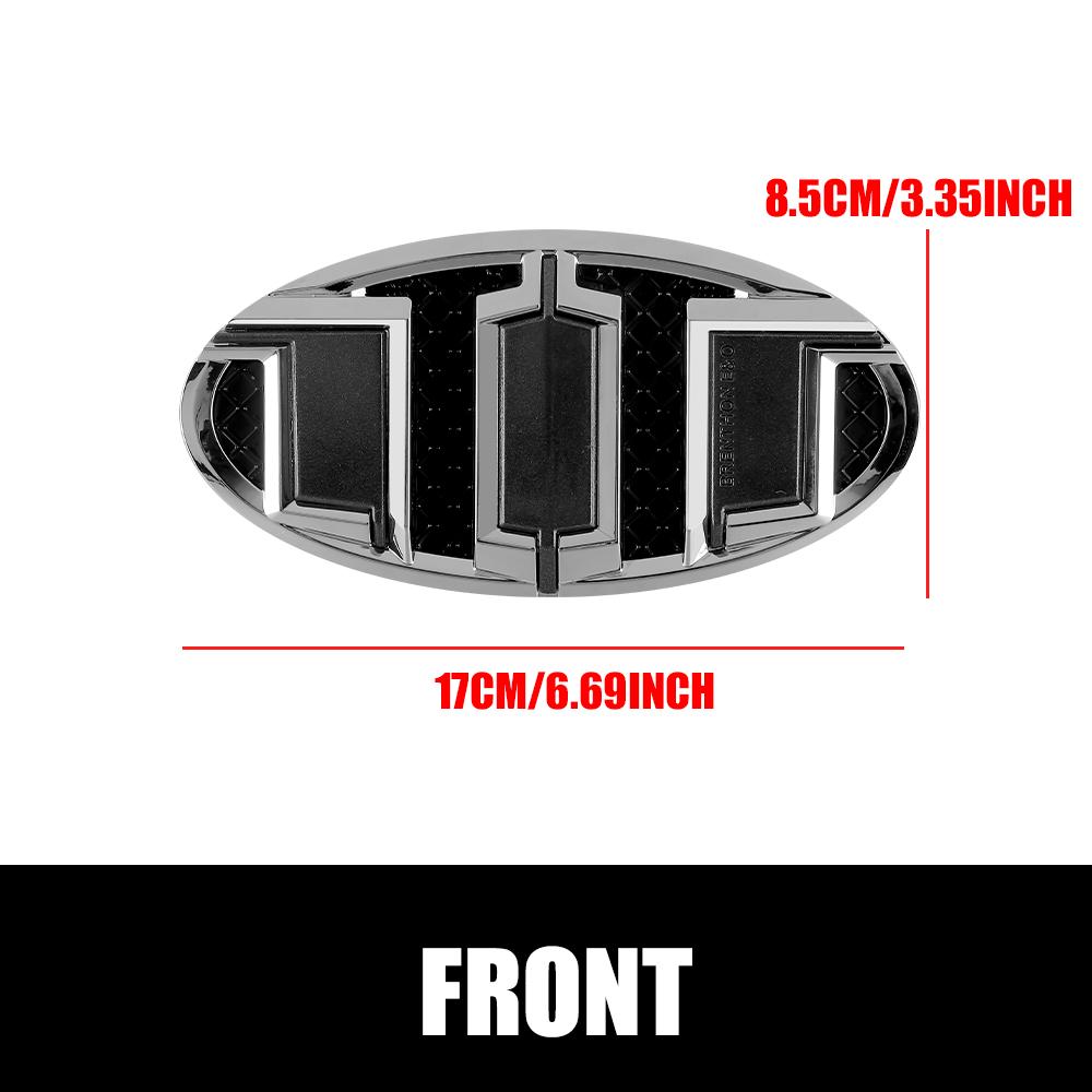 Car Accessories Front Grille Hood Rear Lid Trunk Stickers Badge For Kia Rio 2 3 K3 K5 Ceed Sportage Picanto Sorento Soul Optima