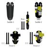 Front/Rear Bike Fender Multicolor Saddle Mud Guard Wings Universal Bicycle Mudguard  Outdoor Sports