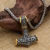 Retro Viking Necklace Chain Pendant Punk Rock Jewelry Trendy Men's Pendant for Men