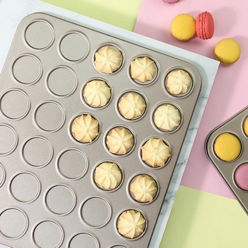 Pastry Oven Non-stick Kitchen Shallow Carbon Steel Biscuit Pad Cookie Sheet Macaron Pan Baking Tray