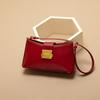 American Retro Soft Leather Underarm Bag for Women, 2024 Spring/summer New Commuter Baguette Bag, Fashionable Shoulder and Crossbody Bag