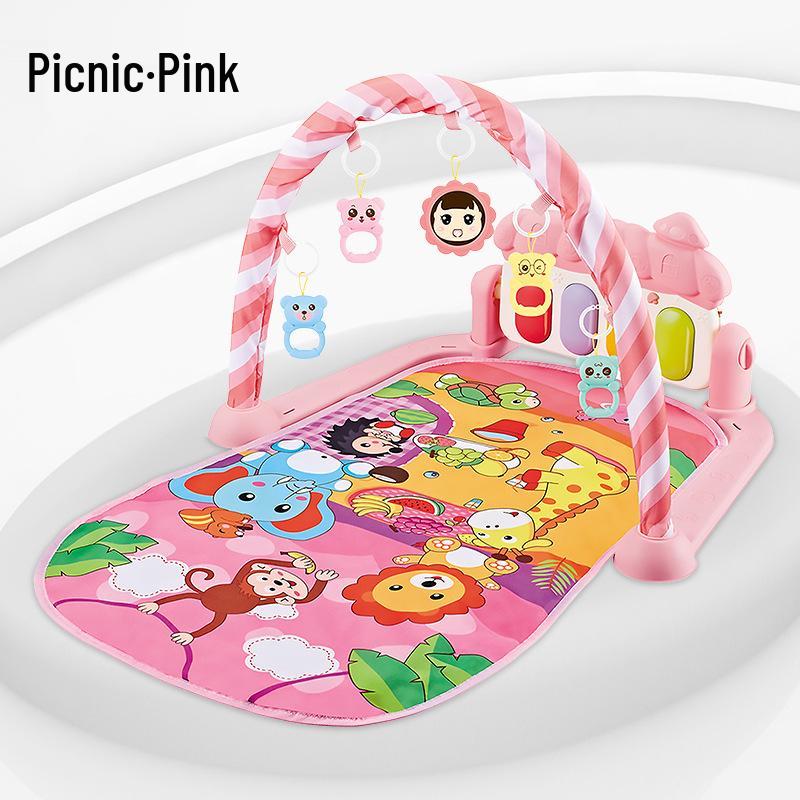 

Детский музыкальный фитнес-игровой коврик с педальным пианино: 0-3 года