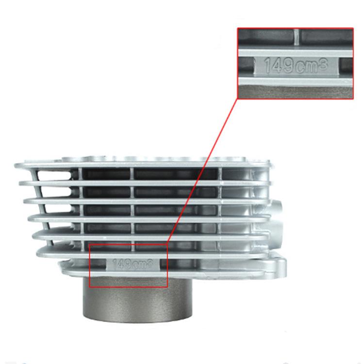 150cc Motorcycle Engine Parts: Large Bore Cylinder Kit with 62mm Piston Rings for CG150 ATV