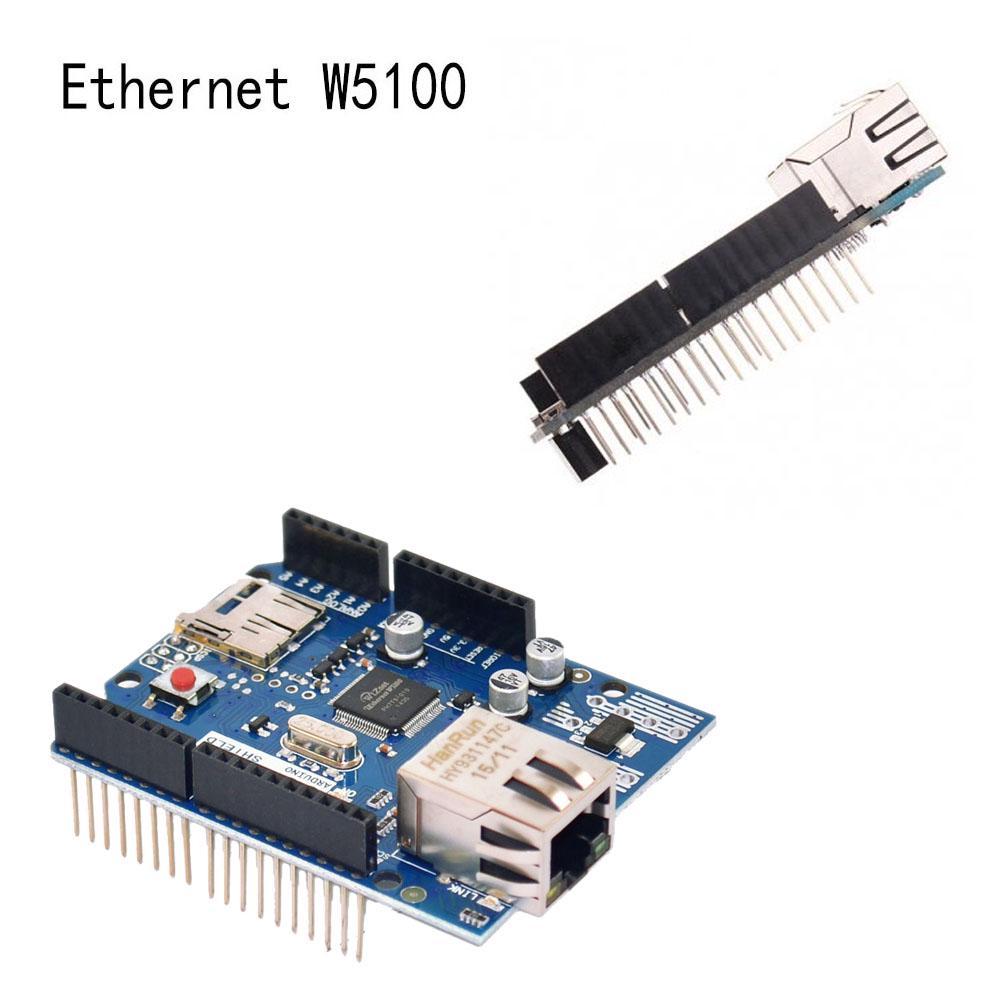 W5100 Ethernet Shield Network Expansion Board With Micro SD Card Slot For Arduino In Pakistan