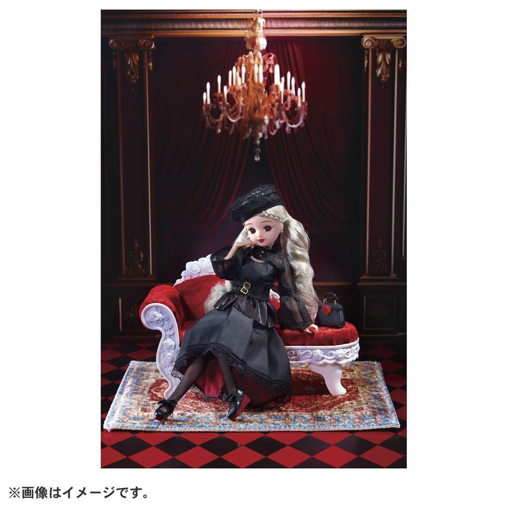 TAKARA TOMY Licca-chan Photogenic Gothic Noir Doll, Fashion Doll, Ages 3 and Up
