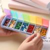 New Portable 7 Day 7 Grids Premuim Weekly Large Pill Organizer Box Daily Case Storage Container for Vitamin Medicine Fish Oils