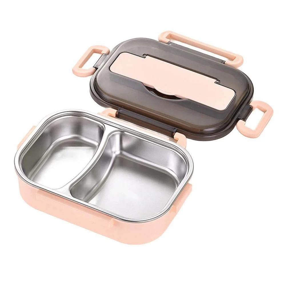 Insulated Meal Box Portable Lunch Container Meal Prep 1L Capacity Compact Size Lightweight Design Rust Resistant