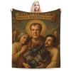 Jeremy Clarkson As God Holing  Plush Blankets Child  Flannel Throw Blanket For Couch Chair Sofa Bed Super Warm Bedspread Gift