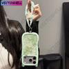Cute Cat Ears Butterfly Transparent Lanyard Case for iPhone 17e 16 15 14 13 12 Pro Max 17 Air 11 Large Window Soft Edges Cover