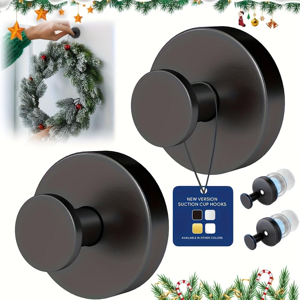 Strong Suction Cup Hooks, Suitable for Shower, Bathroom, and Kitchen - No-Drill Wall-Mounted Towel Hooks with Vacuum Technology,