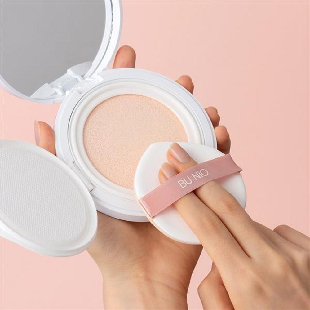 Bunio Calming Cool Tone-Up Sun Cushion BIG (1 Main Product + 2 Refills) + Toner Mist 100ml