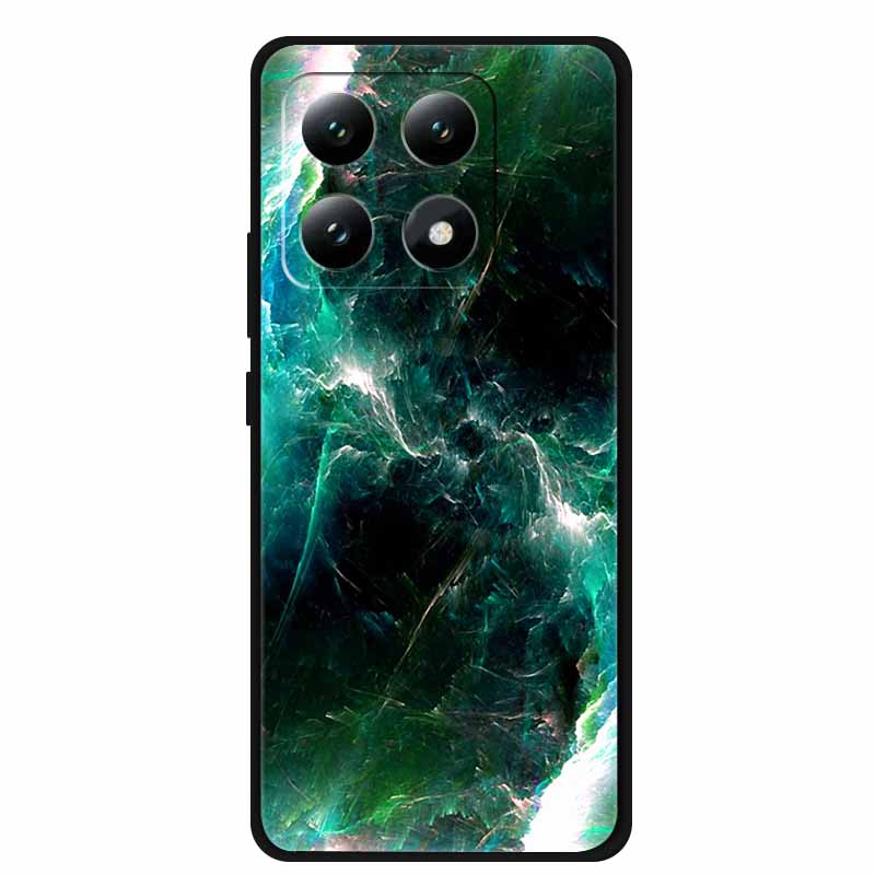 Handyhülle Für Xiaomi 15T Pro 5G Rückseite Hüllen Schwarzes Silikon Weiches Coque Für Xiaomi 15T 5G Hülle 15 T Pro 6,83" Fundas Schale