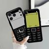 Black Soft Phone Cover Case for iPhone XR 15 16 14 Plus 13 12 11 17 Pro Max 7 8 XS Max 17Air Retro Phone Model