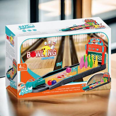 Bowling Competitive Game Table Toy Indoor Desktop Parent-child Educational Toy Gift