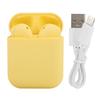 Mini Wireless Bluetooth Earphone Touch Control Stereo Sports In Ear Headphone for IOS(Yellow )