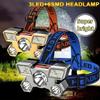 Powerful Rechargeable Head Flashlight for Fishing LED Headlamp Camping Headlights Hunting Torch Hiking Front Lanterns