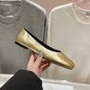 Fashion AIYUQI 2025 New Square Toe Women's Flat Shoes Slip-on Mary Jane Female Shoes Large Size Ballet Loafers for Women