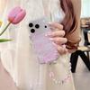 Lente Roze Bloemen Meisjesachtig Hart Telefoonhoesje voor iPhone 17/16 Pro Max/15/14