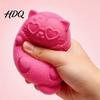 Cat Stress Ball Mini Fuzz Squeeze Toy Relief Fuzzy Fidget Animal Focus Aid Relaxation Anxiety Relieving Office Desk