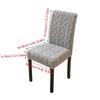 Elastic Jacquard Stretch Chair Cover Velveteen Removable Dining Chair Slipcovers  House Home