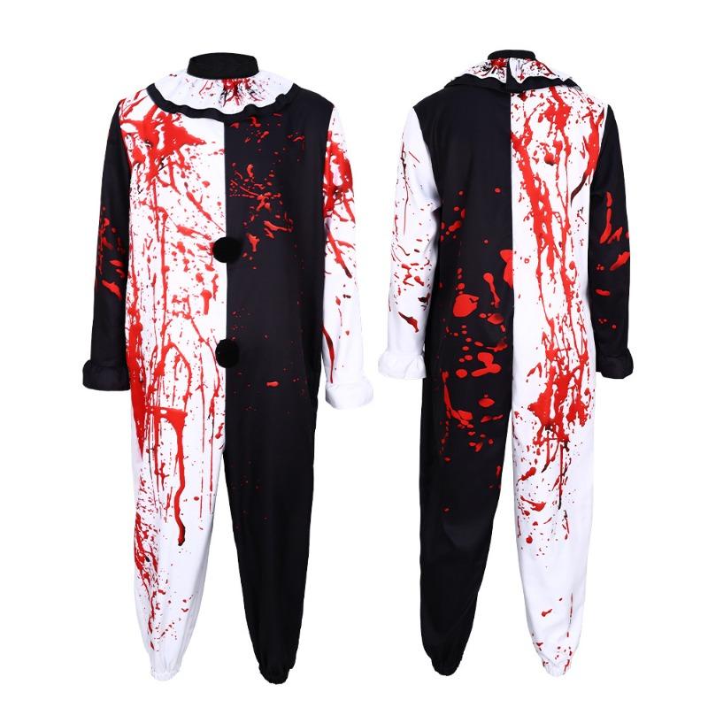 Halloween Costumes 5 Broken Soul Clown Cosplay Clown Costume Stage Performance Costume