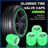 Luminous Car Tire Valve Caps Fluorescent Motorcycle Wheel Tyre For Land Rover Freelander 2 L2 L319 L462 LF Range Sport L322 Discovery 2 3 4 5 Defender