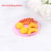 6Pcs/Set Dollhouse Doll House Croissant Pineapple Bun Miniature Food Kitchen Toy