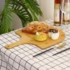 Smooth Long Handle Wooden Pizza Paddle Nonstick Bamboo Pizza Cutting Board Pizza Peel  Baking Tool