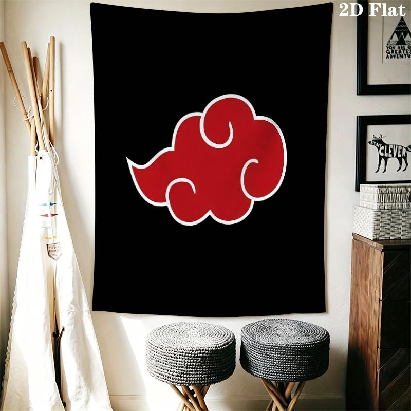 Naruto Wall Tapestry Aesthetic Wall Hanging Printed Fabric Blanket Decorative Tapestries For Bedroom Living Room Home Decor