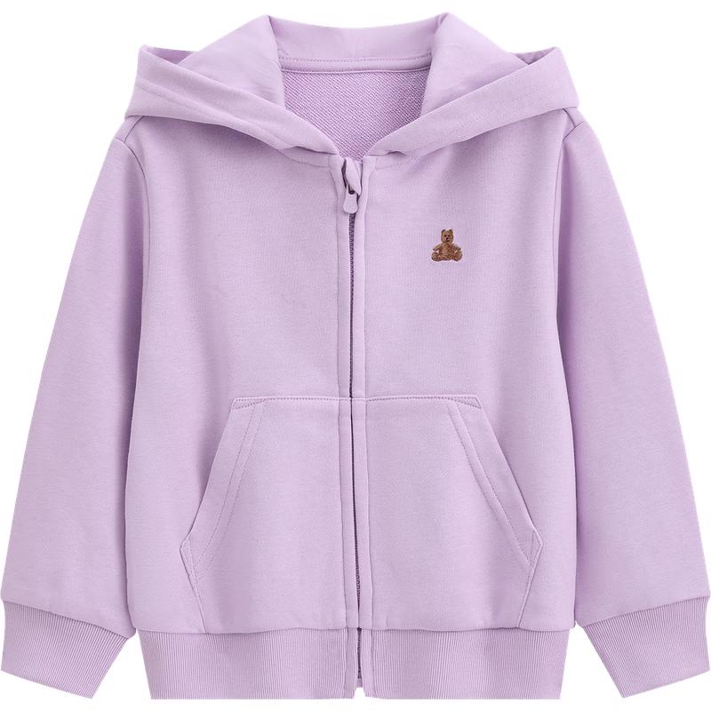 GAP Toddler Girls  Bear Embroidered Hooded Sweatshirt 110 cm (4-5Y)