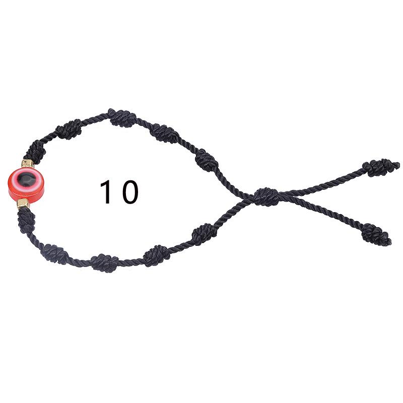 Evil Eye Crystal Beaded Adjustable Bracelet for Boys & Girls