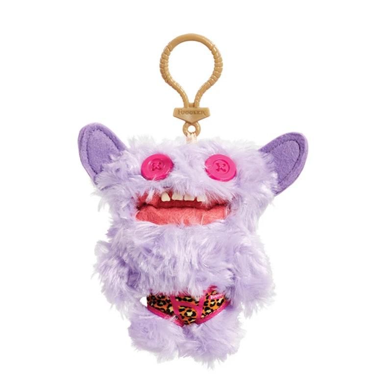 Fuggler Lustiges hässliches Monster Plüsch Schlüsselanhänger 12CM Niedliche Stoffpuppen Kawaii Geschenke für Kinder