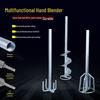 Universal Steel Drill Mixer Rod with Thickened Thread for Mortar, Plaster, Paint