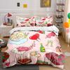 Hand-Drawn Love Elements Bedding Set For Kids Luxury Gift 3Pcs Digital Print Comforter Set Soft Comfortable Breathable