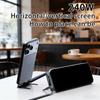 240W USB C L-shaped Bracket Data Cable Type-C To Type-C Data Cable Foldable Stand Fast Charging Cord for IPhone 15 16 17 Xiaomi