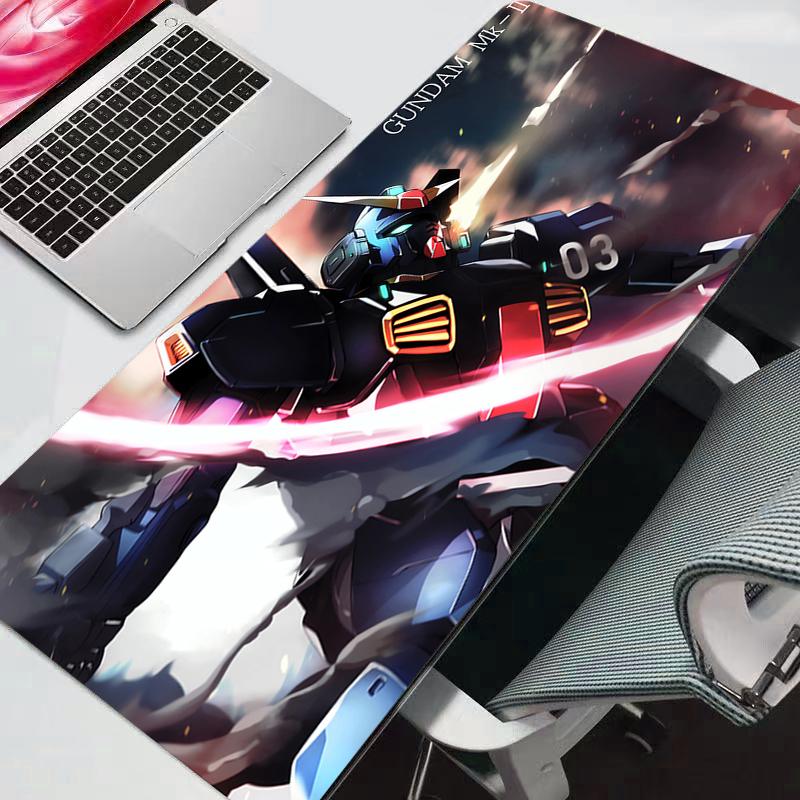 

Mobile Suit Gundam Mouse Pad Gamer PC Computer Large XXL Desk mat Keyboard Anime Gaming Accessories Mousepad Carpet 30x60x0.2cm