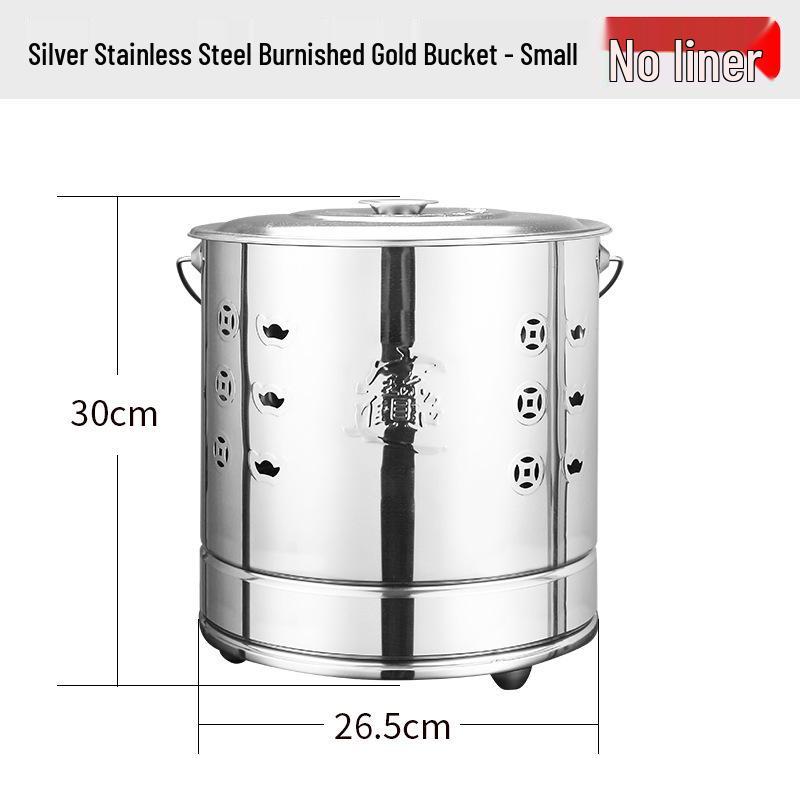 Комнатный инсинератор из нержавеющей стали для сжигания благовоний и бумажных денег