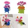 Pull Out Car Keys Cases Bag Funny Cartoon Keychains Pouch Hand Knitting Keys Wallets Organizers for Women and Men