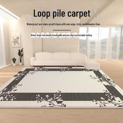 Luxurious Washable Velvet Sofa Cushion and Living Room Floor Mat
