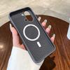 For POCO X8 Pro Max Case Honeycomb Structure Heat Dissipation Breathable Magnetic Anti-Fingerprint Comfortable Grip Back Cover