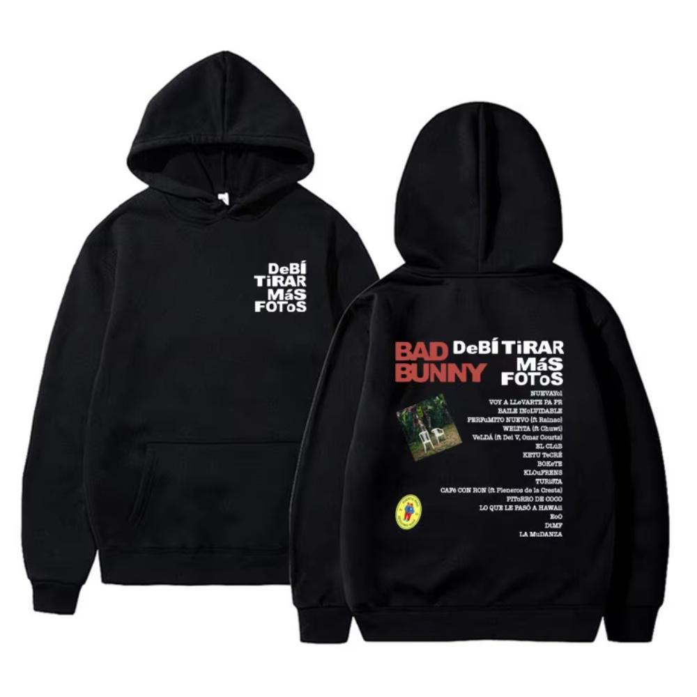 

Rapper Bad Bunny Album Debi Tirar Mas Fotos DTMF Hoodie Men s Women Fashion Oversized Pullover Hoodies S