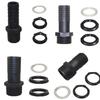 Durable Plastic Water Butt Connector Kit With Nut And Washer Garden Water Tank Overflow Vent