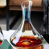 Elegant Crystal Glass Red Wine Decanter