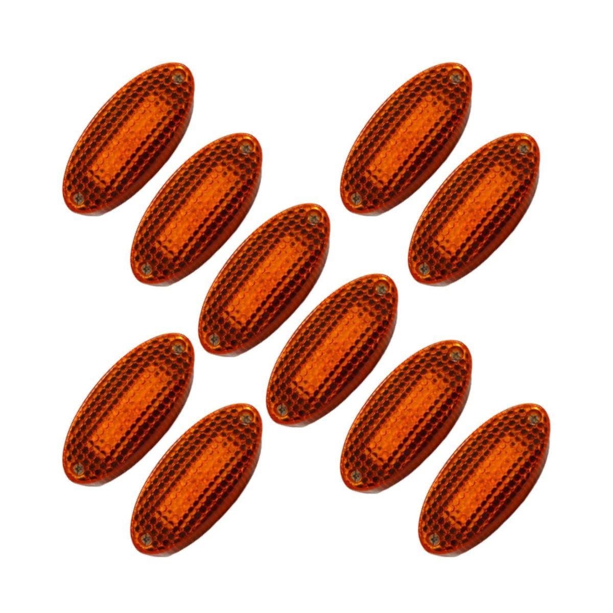 

10PCS 24V LED Side Marker Clearance Lamp Heavy Truck Lighting Marker lights Universal Fit