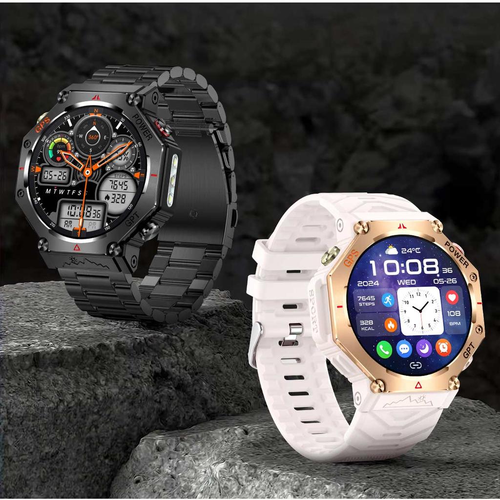 For Xiaomi New ChatGPT AI Assistant Smart Watch 5ATM Waterproof GPS Built-in Dual-band GNSS Compass Sport Smartwatch Men Woman
