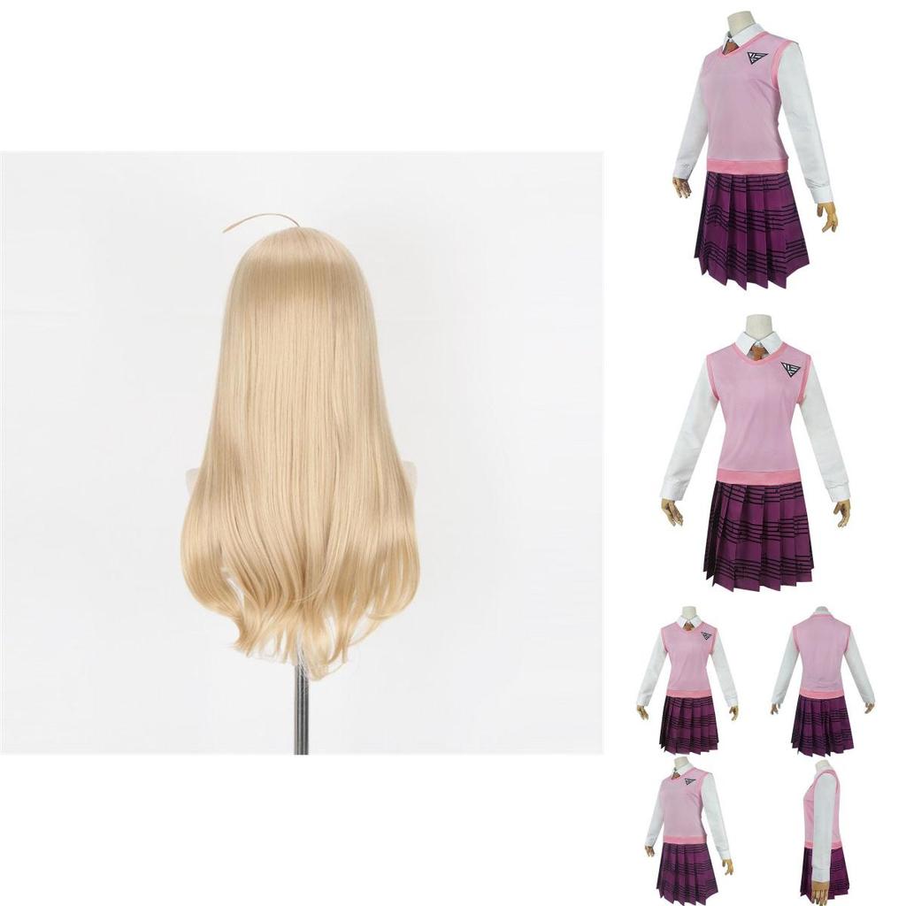 Danganronpa V3 Akamatsu Kaede Cosplay Costume Full Set Exquisite Uniform Design