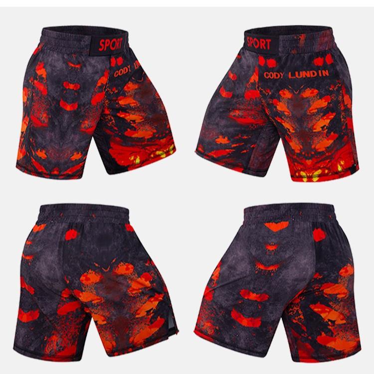 Mens MMA Boxing Kickboxing Fight Shorts Muay Thai Short Pants Jogging Exercise Sport Training Competition Fitness Running Shorts