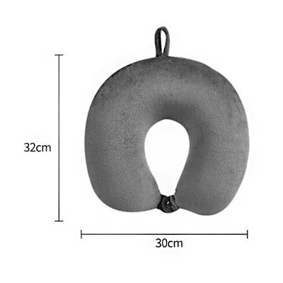 Travesseiro de pescoço para carro 1PC Travesseiro de viagem macio com partículas de espuma para conforto em aviões, carros e uso em escritórios domésticos Travesseiro de carro estofado