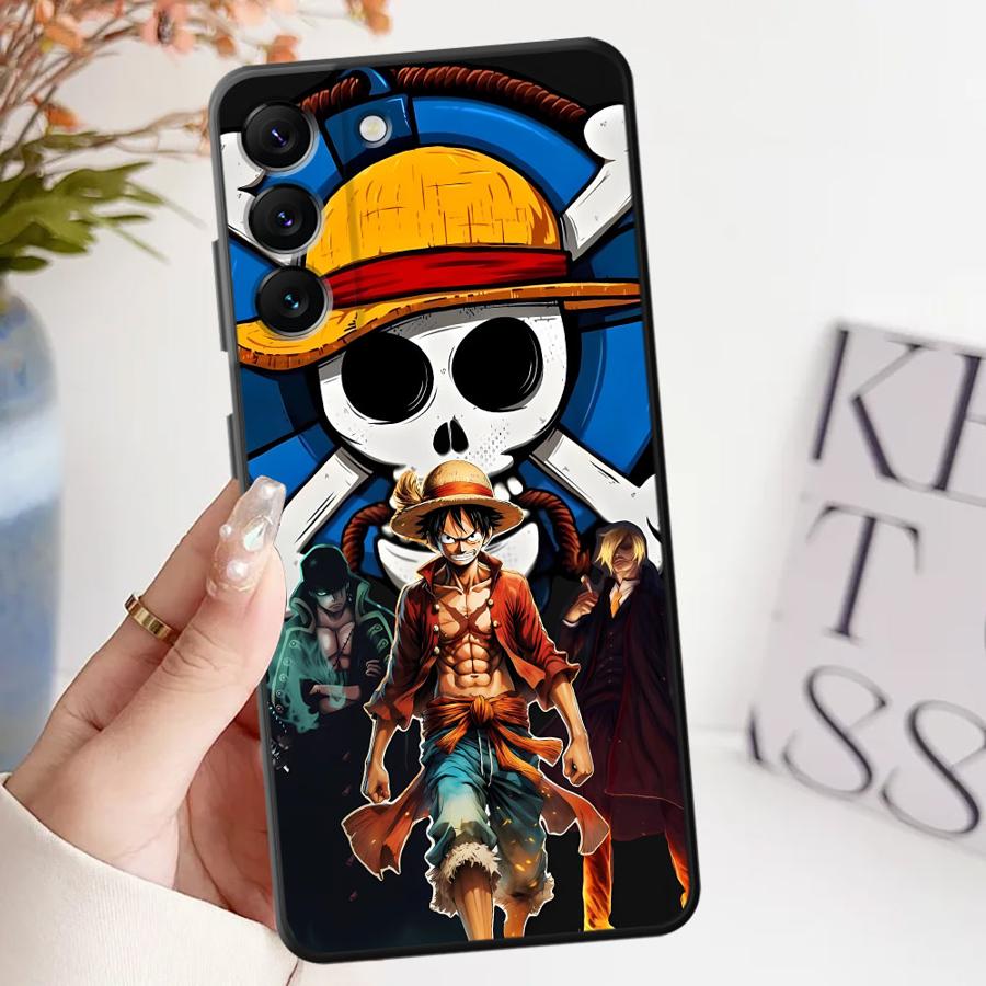 Phone Cover Case for Samsung Galaxy A73 A51 A52 A36 A32 A26 A72 A25 A71 A53 A35 A22 A23 A55 A41 A24 One Piece Fashion Luffy Zoro